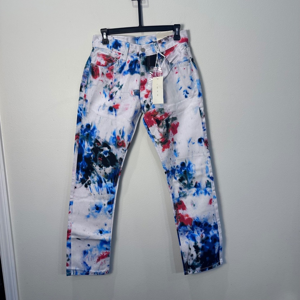 NWT mnml D111 Denim Multi Color Tie‎ Dye Jeans Pants Size 29
